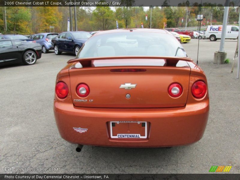 Sunburst Orange Metallic / Gray 2006 Chevrolet Cobalt LT Coupe