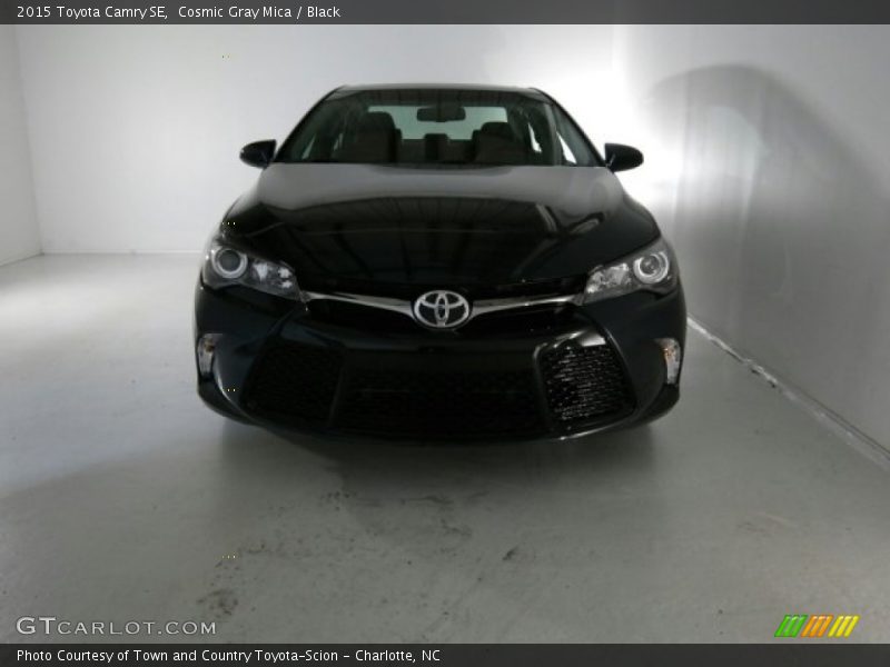 Cosmic Gray Mica / Black 2015 Toyota Camry SE