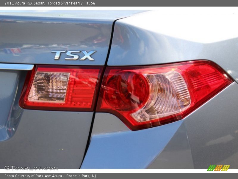 Forged Silver Pearl / Taupe 2011 Acura TSX Sedan