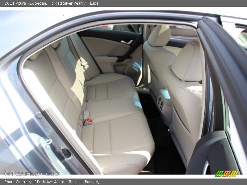 Forged Silver Pearl / Taupe 2011 Acura TSX Sedan