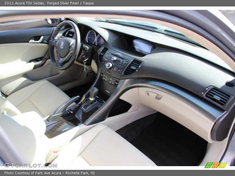 Forged Silver Pearl / Taupe 2011 Acura TSX Sedan