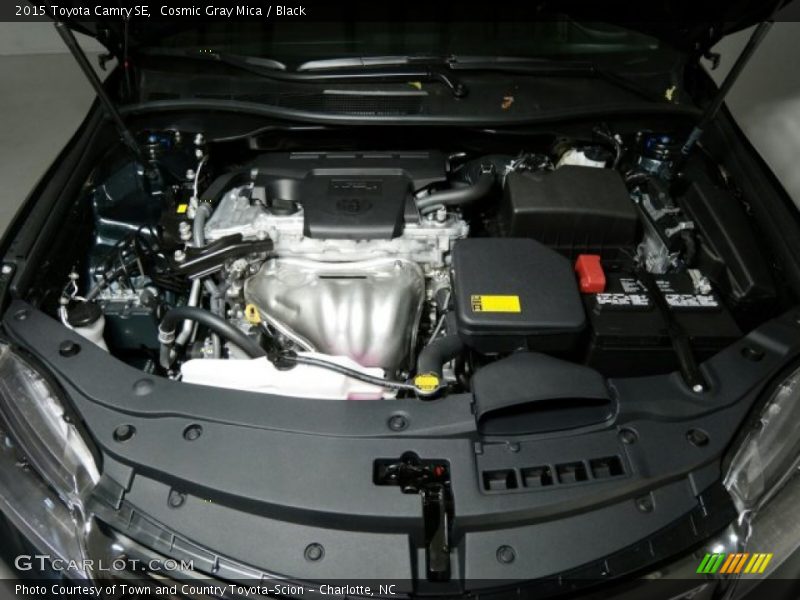 Cosmic Gray Mica / Black 2015 Toyota Camry SE
