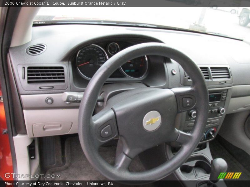 Sunburst Orange Metallic / Gray 2006 Chevrolet Cobalt LT Coupe