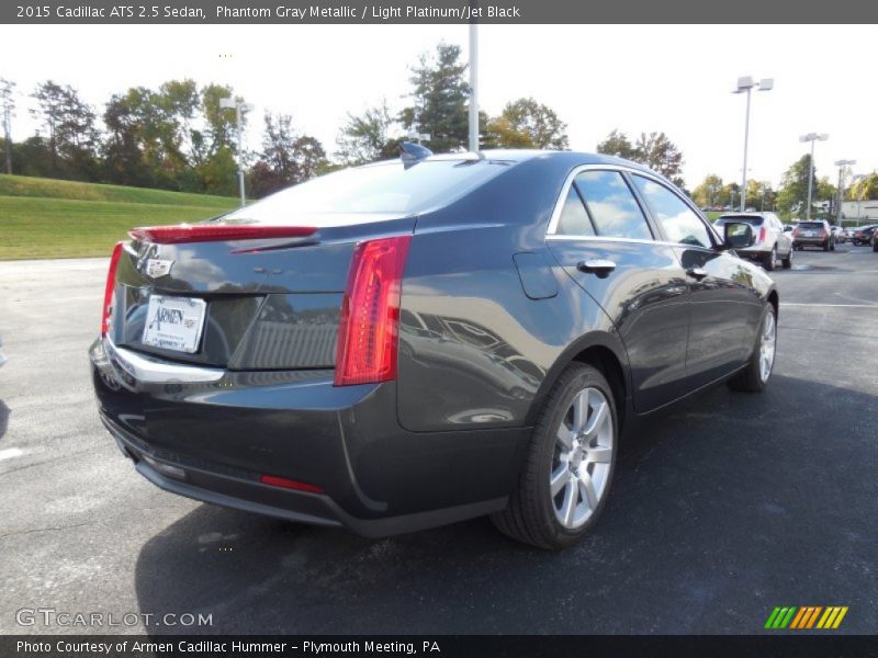 Phantom Gray Metallic / Light Platinum/Jet Black 2015 Cadillac ATS 2.5 Sedan