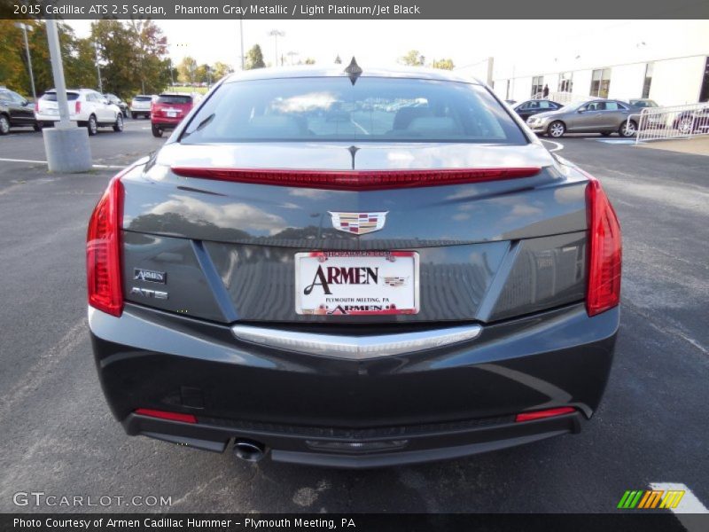 Phantom Gray Metallic / Light Platinum/Jet Black 2015 Cadillac ATS 2.5 Sedan