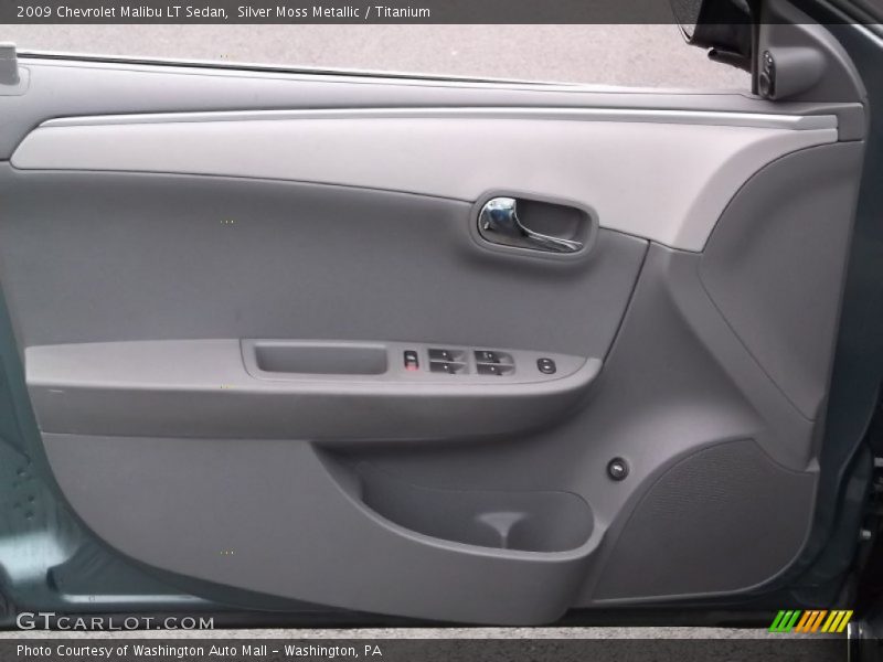 Silver Moss Metallic / Titanium 2009 Chevrolet Malibu LT Sedan