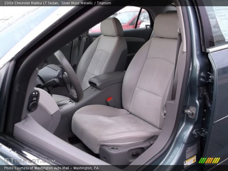 Silver Moss Metallic / Titanium 2009 Chevrolet Malibu LT Sedan