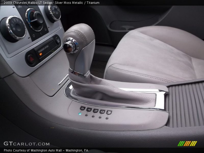 Silver Moss Metallic / Titanium 2009 Chevrolet Malibu LT Sedan