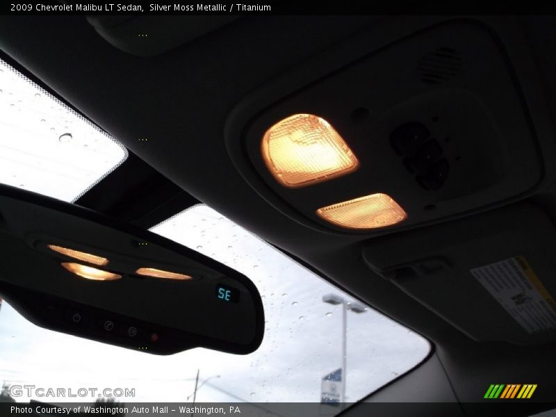 Silver Moss Metallic / Titanium 2009 Chevrolet Malibu LT Sedan