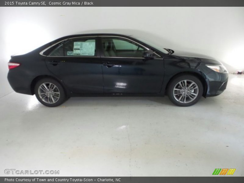 Cosmic Gray Mica / Black 2015 Toyota Camry SE