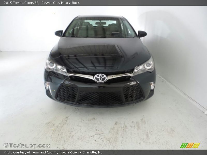 Cosmic Gray Mica / Black 2015 Toyota Camry SE