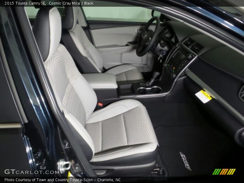 Cosmic Gray Mica / Black 2015 Toyota Camry SE
