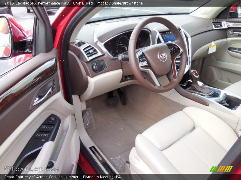  2015 SRX Performance AWD Shale/Brownstone Interior