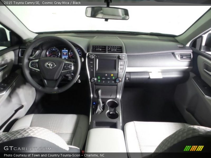 Cosmic Gray Mica / Black 2015 Toyota Camry SE
