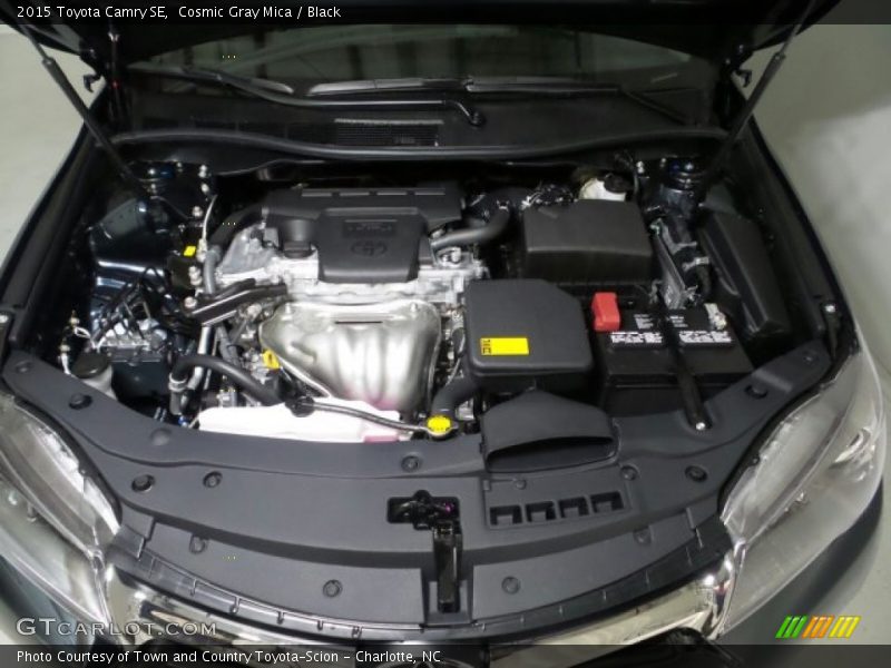 Cosmic Gray Mica / Black 2015 Toyota Camry SE