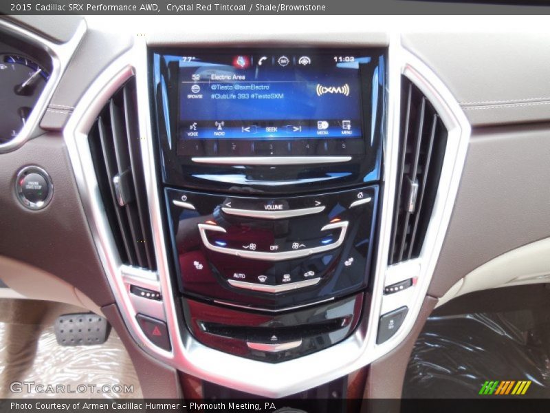 Crystal Red Tintcoat / Shale/Brownstone 2015 Cadillac SRX Performance AWD