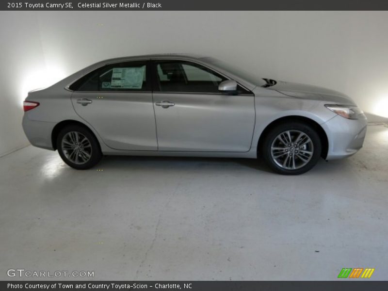 Celestial Silver Metallic / Black 2015 Toyota Camry SE