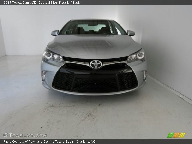 Celestial Silver Metallic / Black 2015 Toyota Camry SE