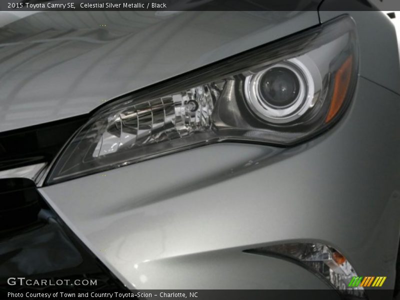 Celestial Silver Metallic / Black 2015 Toyota Camry SE