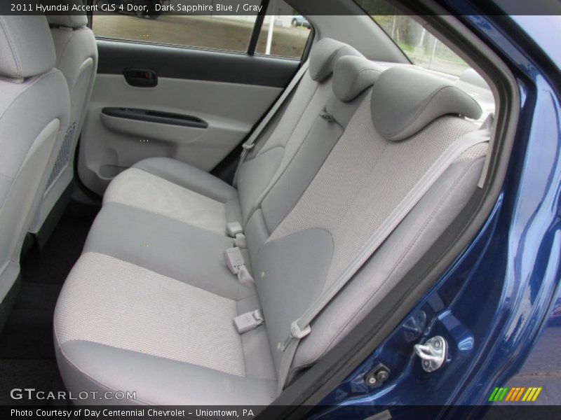 Dark Sapphire Blue / Gray 2011 Hyundai Accent GLS 4 Door