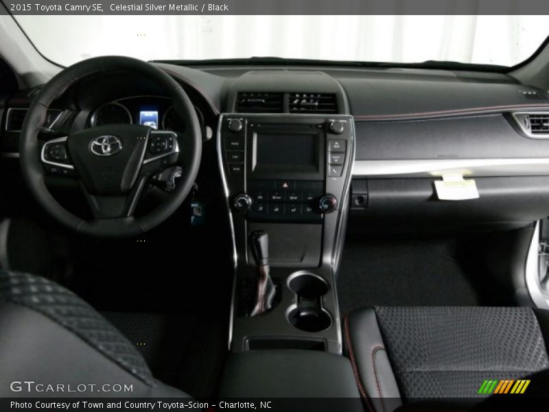 Celestial Silver Metallic / Black 2015 Toyota Camry SE