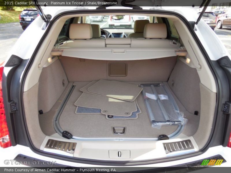 Platinum Ice Tricoat / Shale/Brownstone 2015 Cadillac SRX Luxury