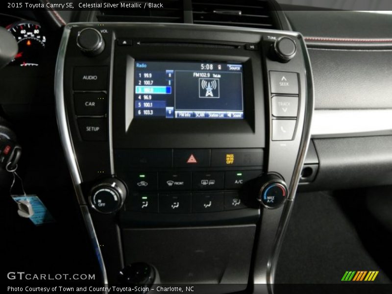 Celestial Silver Metallic / Black 2015 Toyota Camry SE