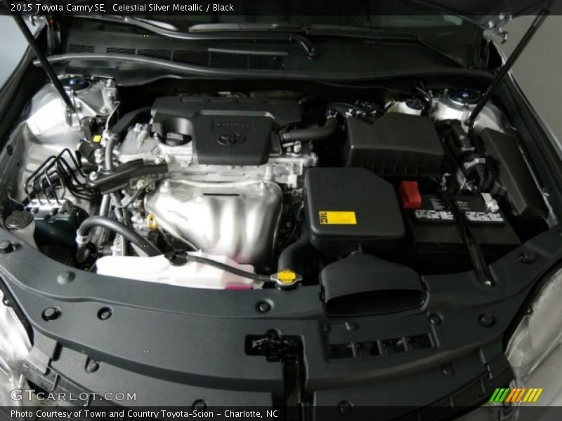 Celestial Silver Metallic / Black 2015 Toyota Camry SE