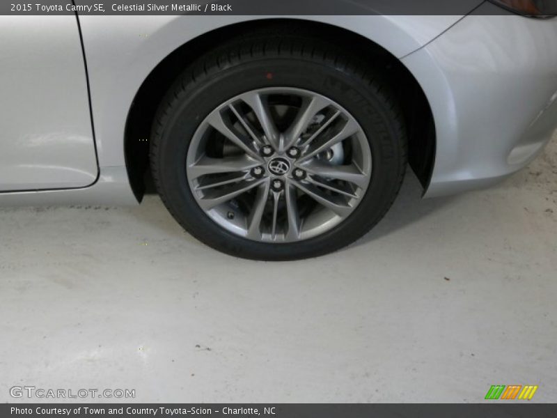 Celestial Silver Metallic / Black 2015 Toyota Camry SE
