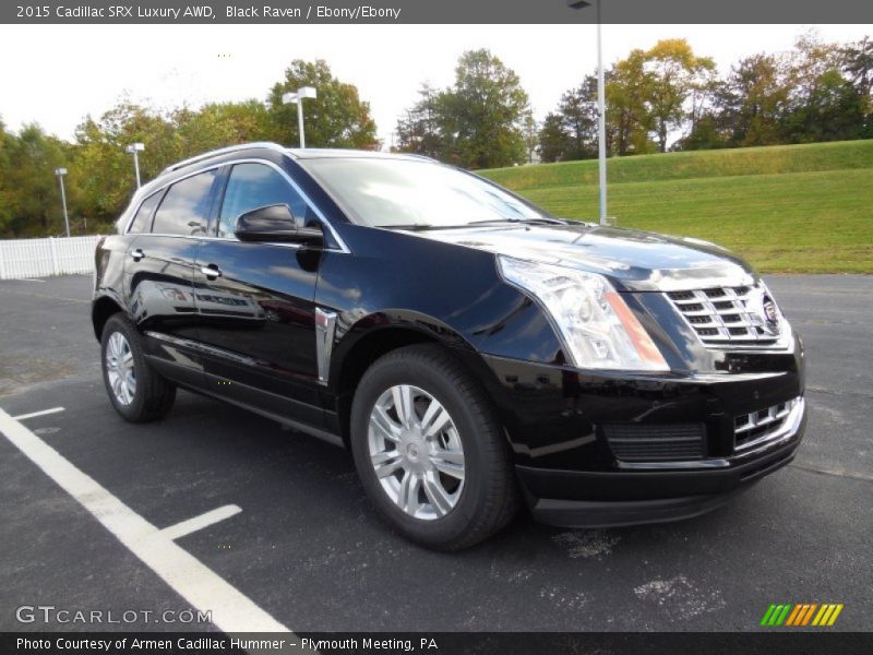 Black Raven / Ebony/Ebony 2015 Cadillac SRX Luxury AWD