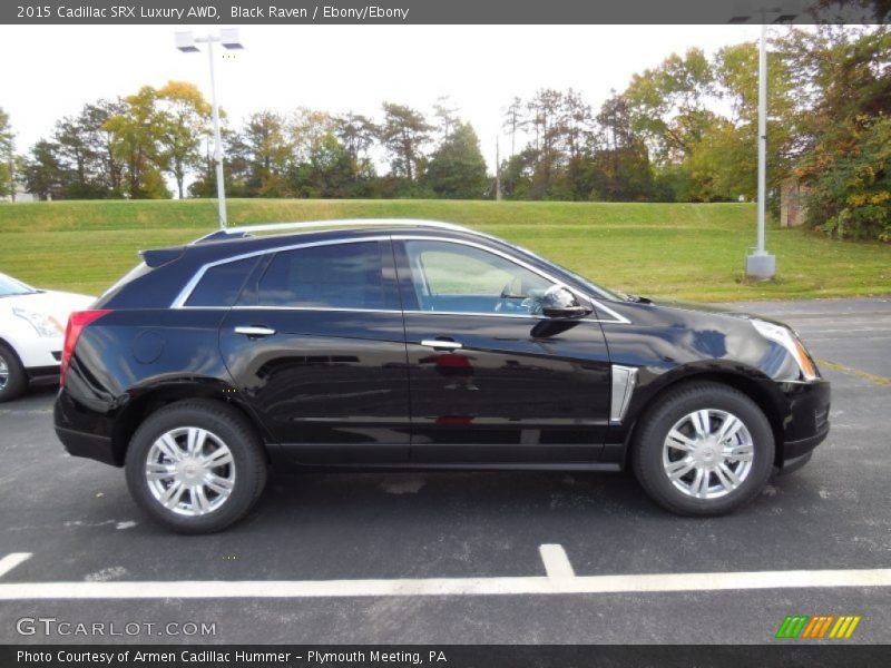Black Raven / Ebony/Ebony 2015 Cadillac SRX Luxury AWD