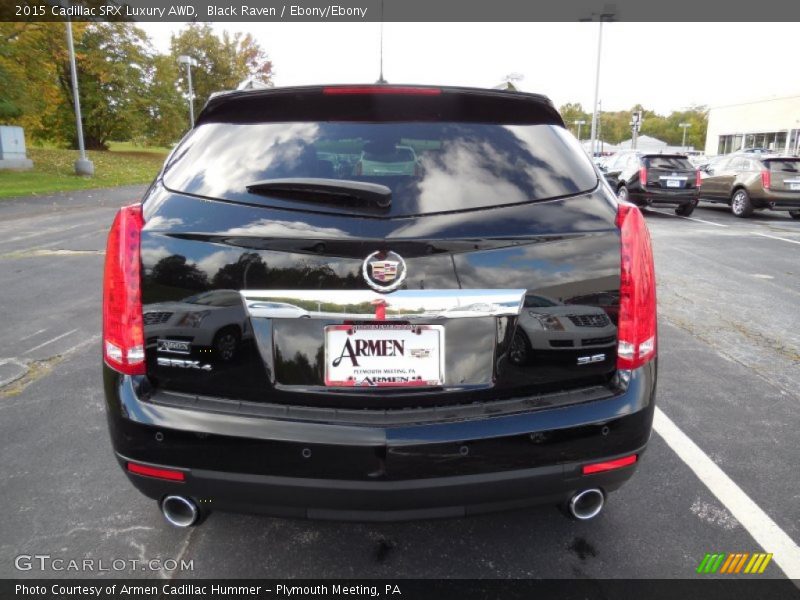 Black Raven / Ebony/Ebony 2015 Cadillac SRX Luxury AWD