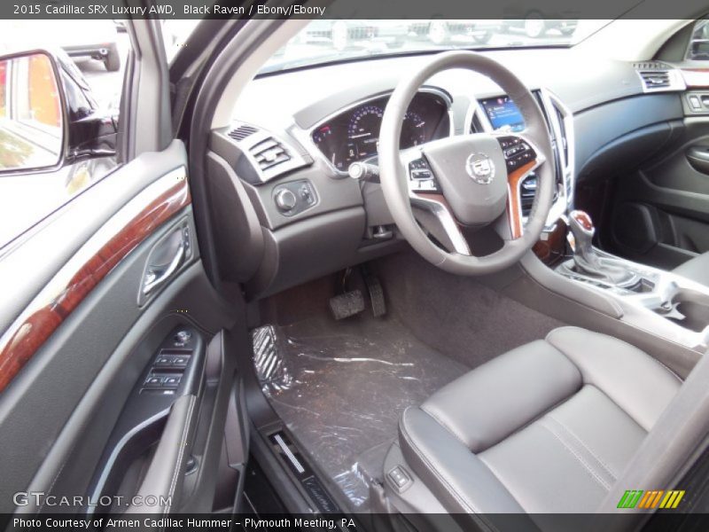 Black Raven / Ebony/Ebony 2015 Cadillac SRX Luxury AWD
