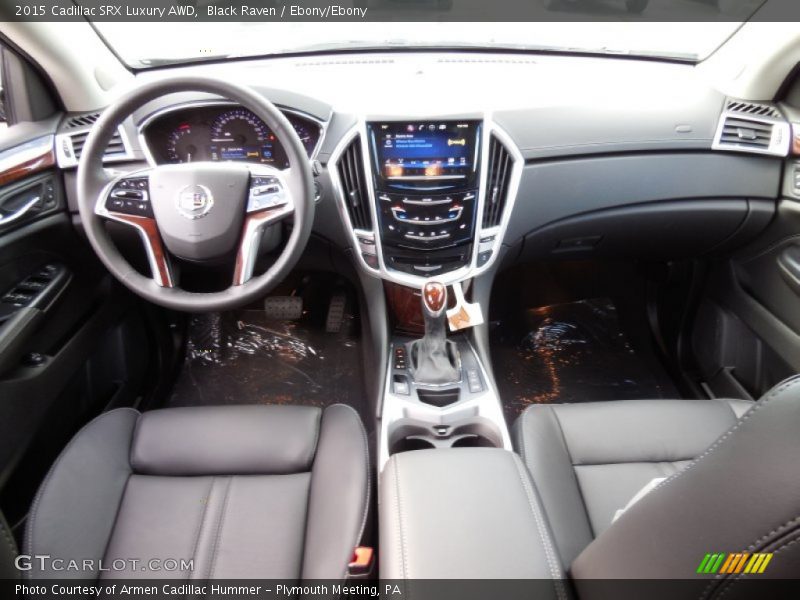 Black Raven / Ebony/Ebony 2015 Cadillac SRX Luxury AWD