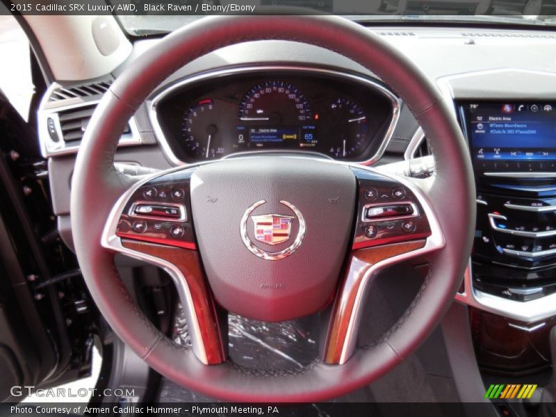 Black Raven / Ebony/Ebony 2015 Cadillac SRX Luxury AWD