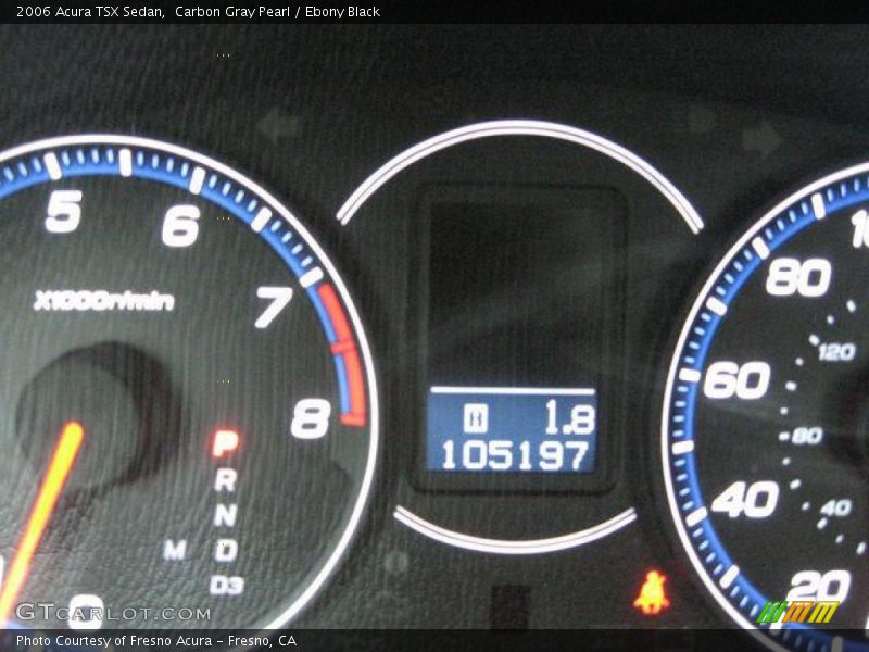 Carbon Gray Pearl / Ebony Black 2006 Acura TSX Sedan