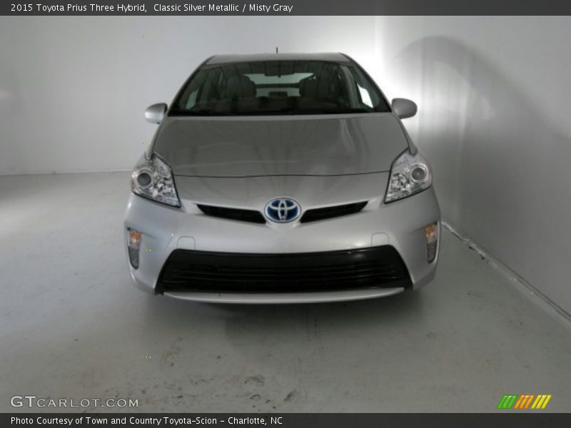 Classic Silver Metallic / Misty Gray 2015 Toyota Prius Three Hybrid