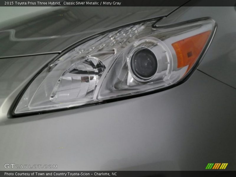 Classic Silver Metallic / Misty Gray 2015 Toyota Prius Three Hybrid