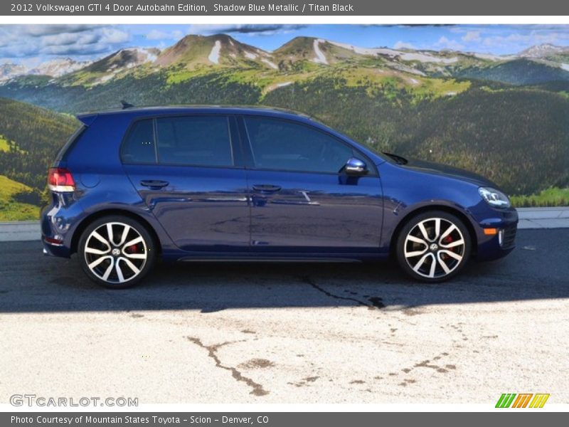 Shadow Blue Metallic / Titan Black 2012 Volkswagen GTI 4 Door Autobahn Edition