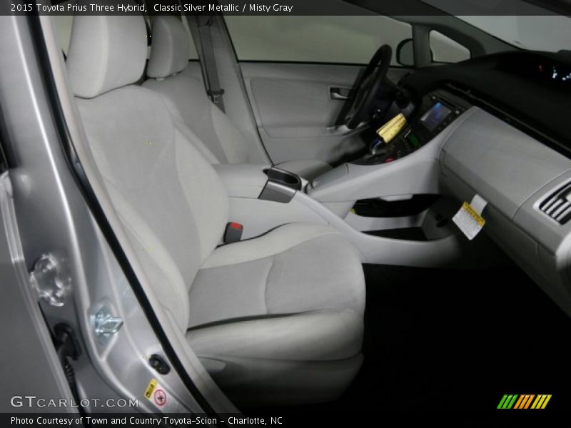 Classic Silver Metallic / Misty Gray 2015 Toyota Prius Three Hybrid