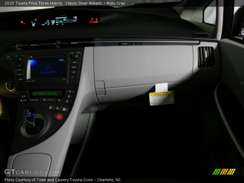 Classic Silver Metallic / Misty Gray 2015 Toyota Prius Three Hybrid