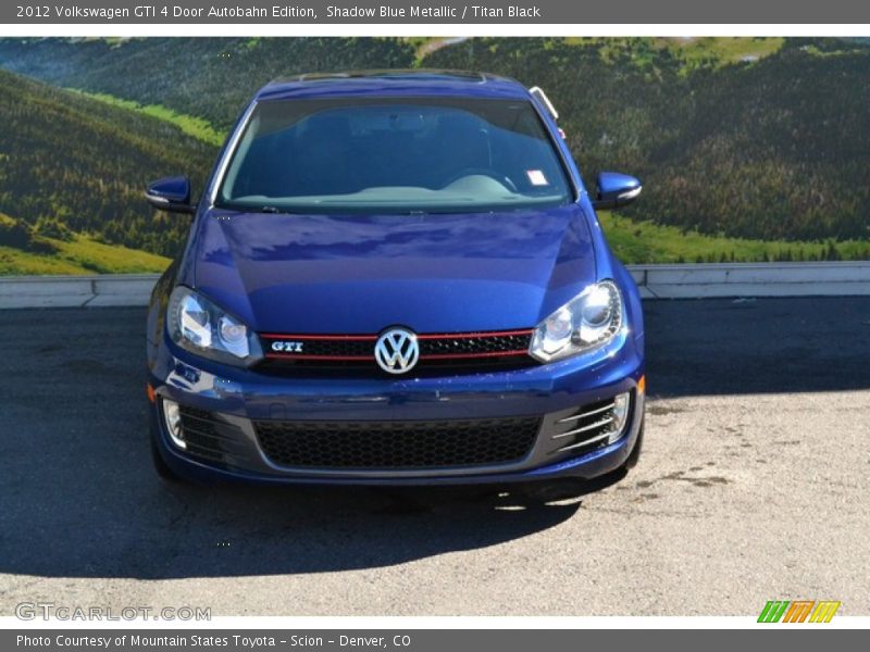 Shadow Blue Metallic / Titan Black 2012 Volkswagen GTI 4 Door Autobahn Edition