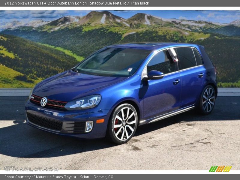 Shadow Blue Metallic / Titan Black 2012 Volkswagen GTI 4 Door Autobahn Edition