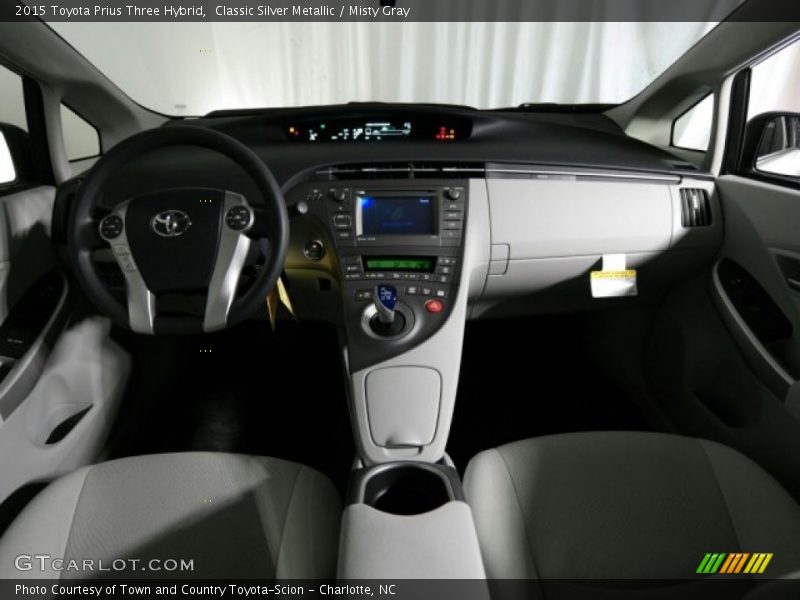 Classic Silver Metallic / Misty Gray 2015 Toyota Prius Three Hybrid
