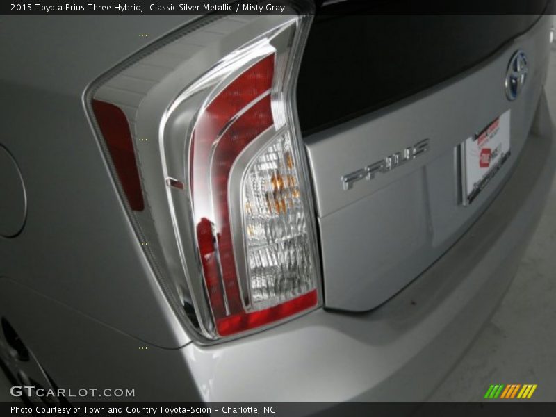 Classic Silver Metallic / Misty Gray 2015 Toyota Prius Three Hybrid