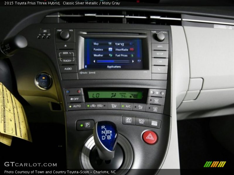 Classic Silver Metallic / Misty Gray 2015 Toyota Prius Three Hybrid