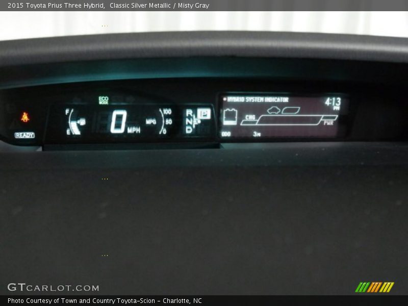 Classic Silver Metallic / Misty Gray 2015 Toyota Prius Three Hybrid