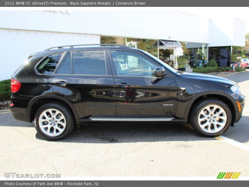Black Sapphire Metallic / Cinnamon Brown 2012 BMW X5 xDrive35i Premium