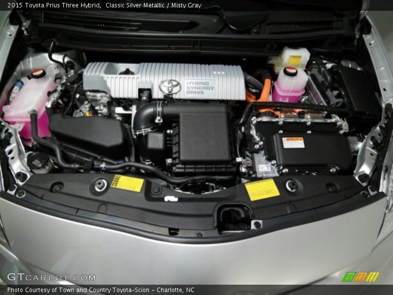  2015 Prius Three Hybrid Engine - 1.8 Liter DOHC 16-Valve VVT-i 4 Cylinder/Electric Hybrid