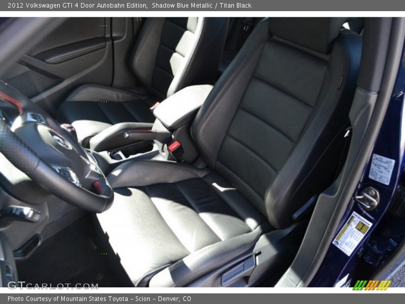 Shadow Blue Metallic / Titan Black 2012 Volkswagen GTI 4 Door Autobahn Edition